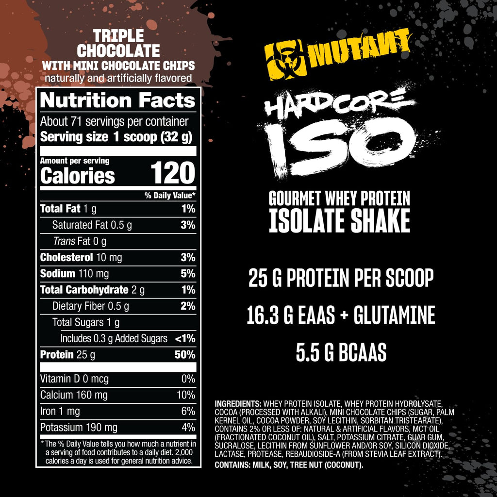 Whey Protein Isolate Triple Chocolate 5 lb P5045