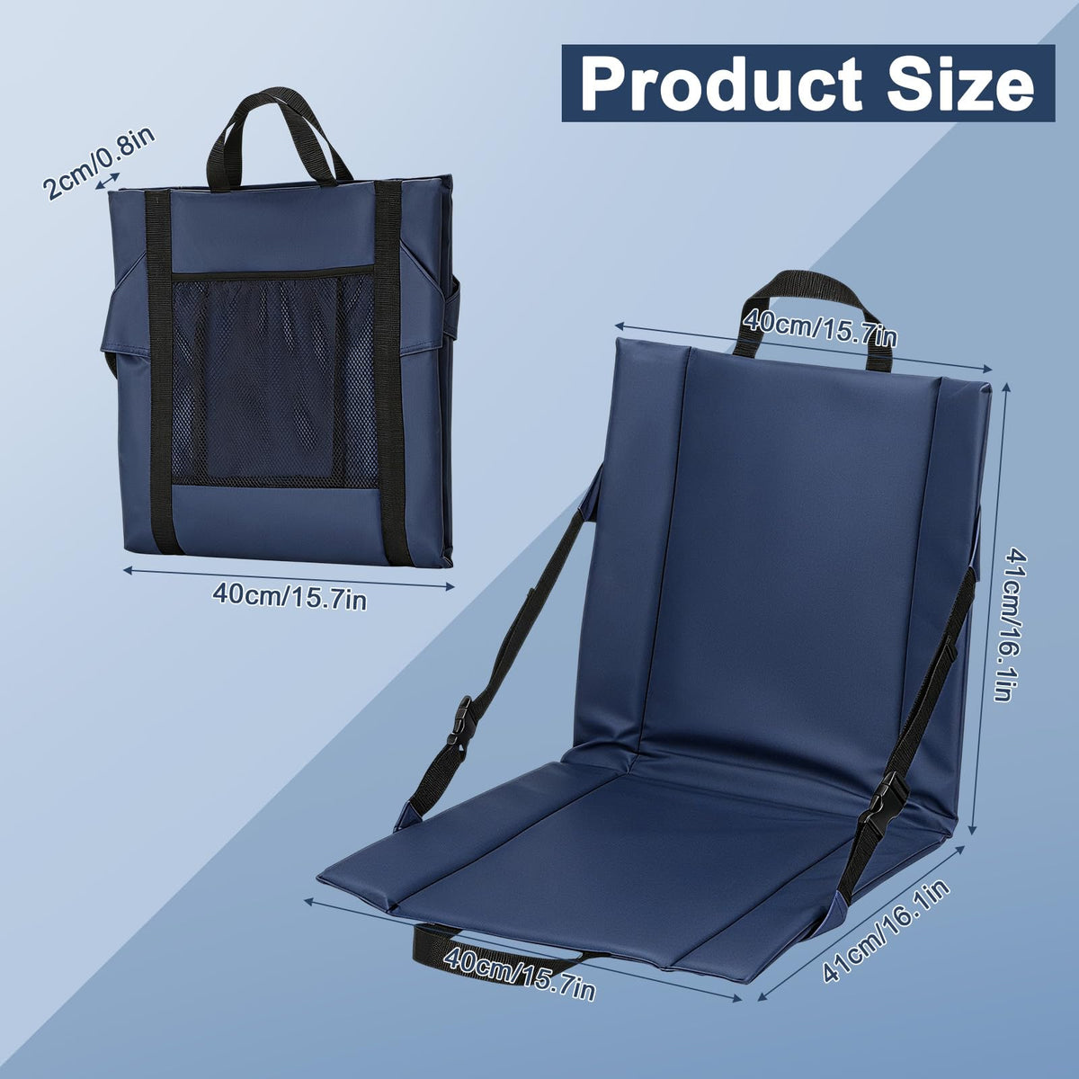 4 Pcs Portable Stadium Chair Cushion L87305