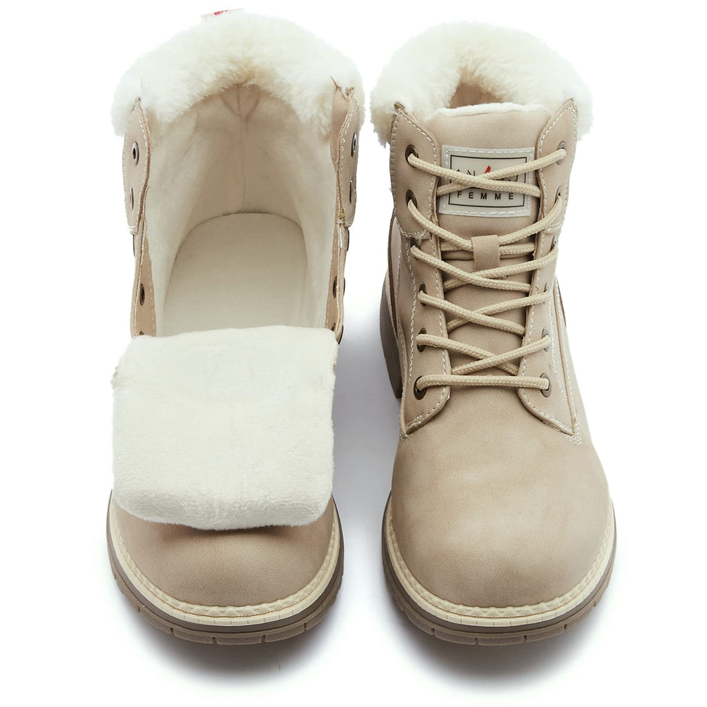 Waterproof Warm Fur Ankle Boots T970943