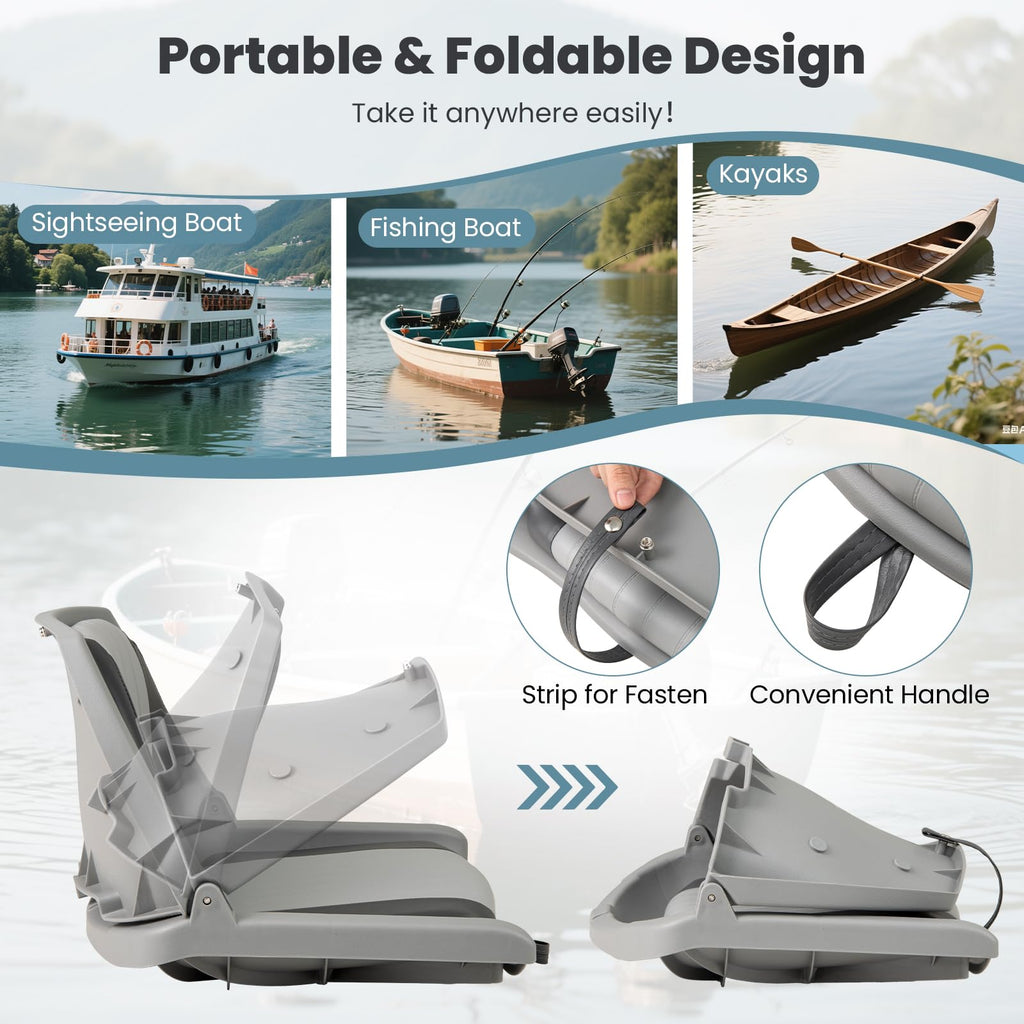 Folding Low Back Boat Seats P707