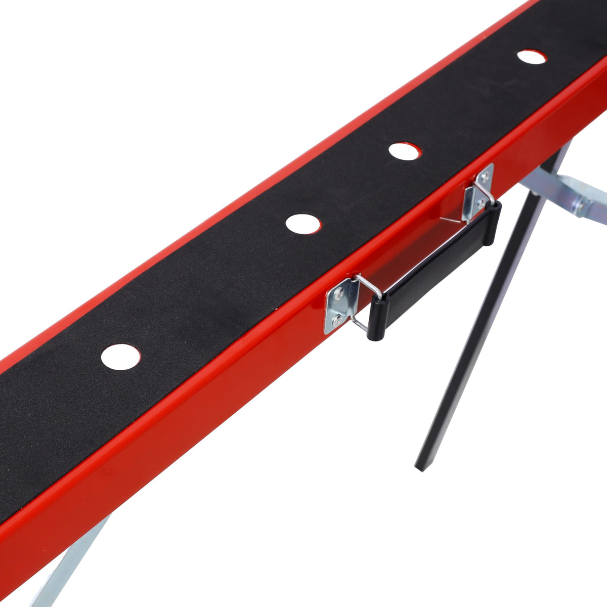 2 Pack Folding Heavy Duty Metal Sawhorse 550 Lb Capacity P636