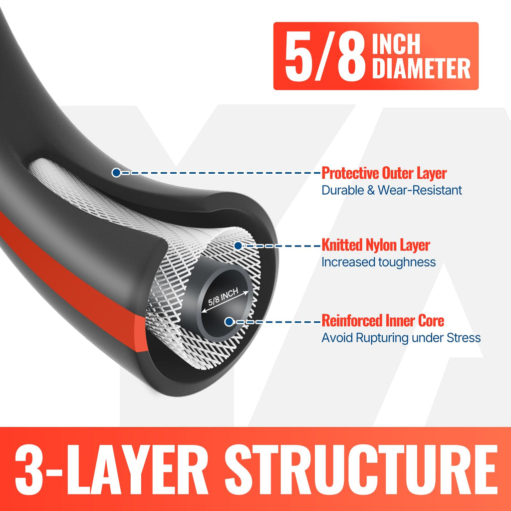 100FT Garden Hose with 10 Function Nozzle A93278