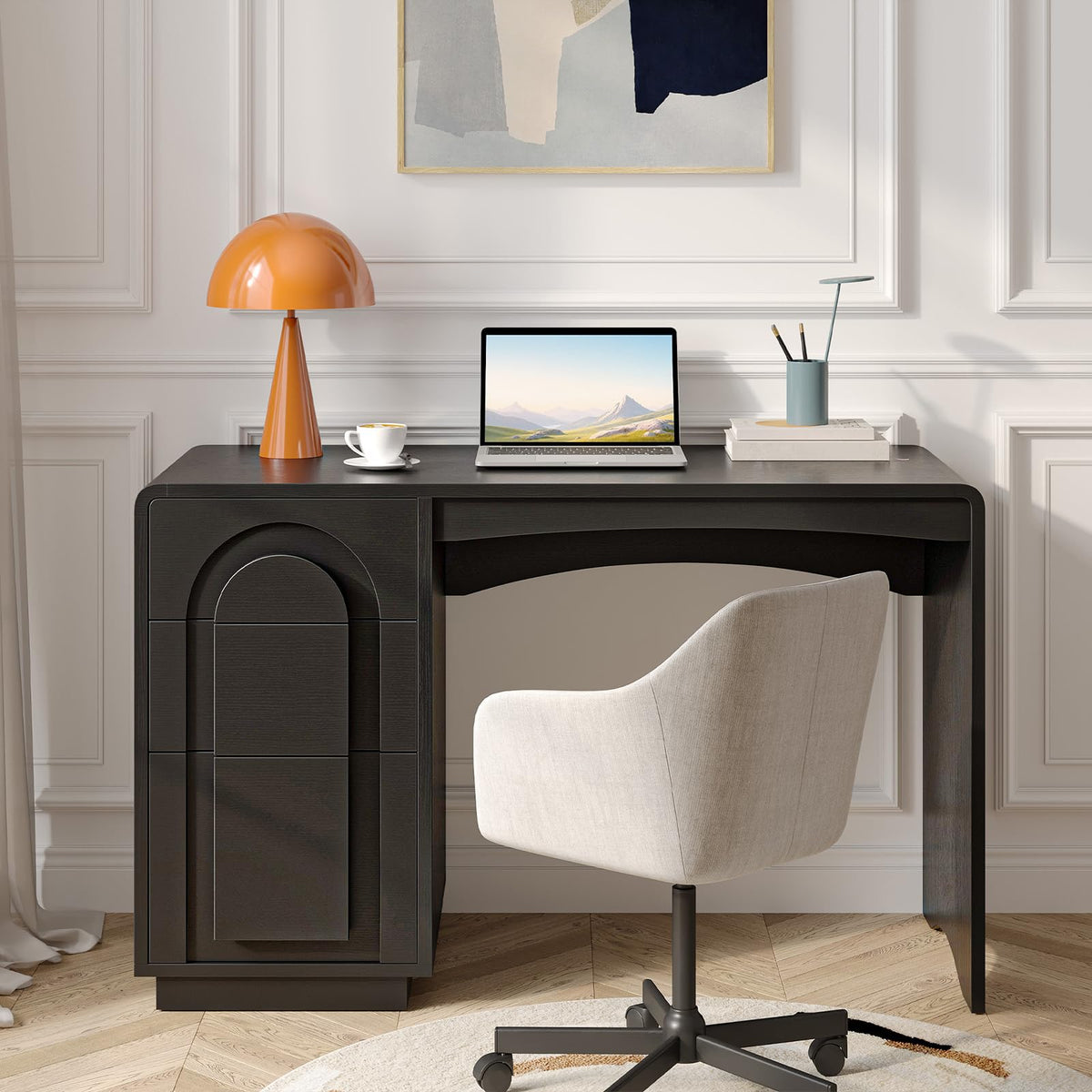 47" Computer Desk with 3 Drawers N59882