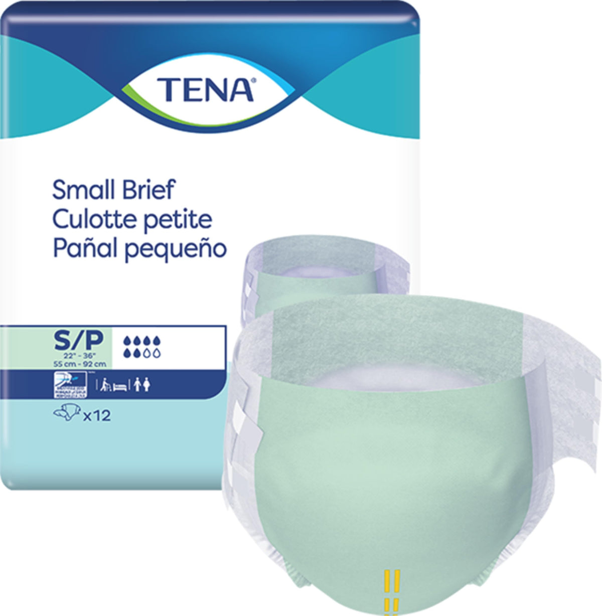 Small Heavy Absorbency Disposable Brief L2423