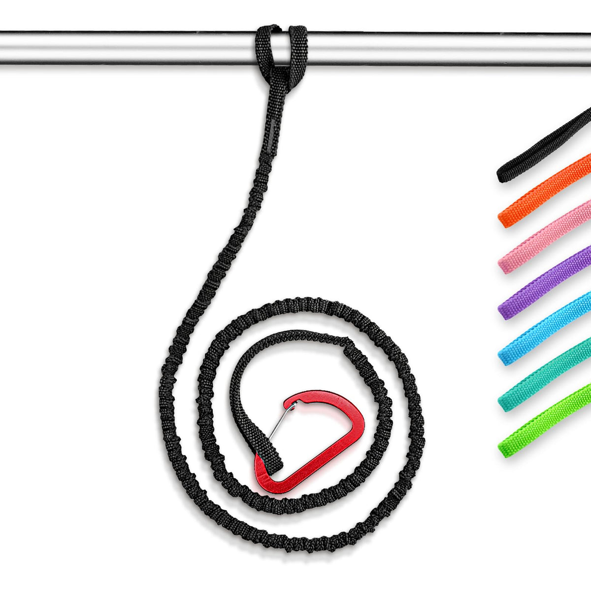 Stretchable Kayak Paddle Leash 4-7ft F241525