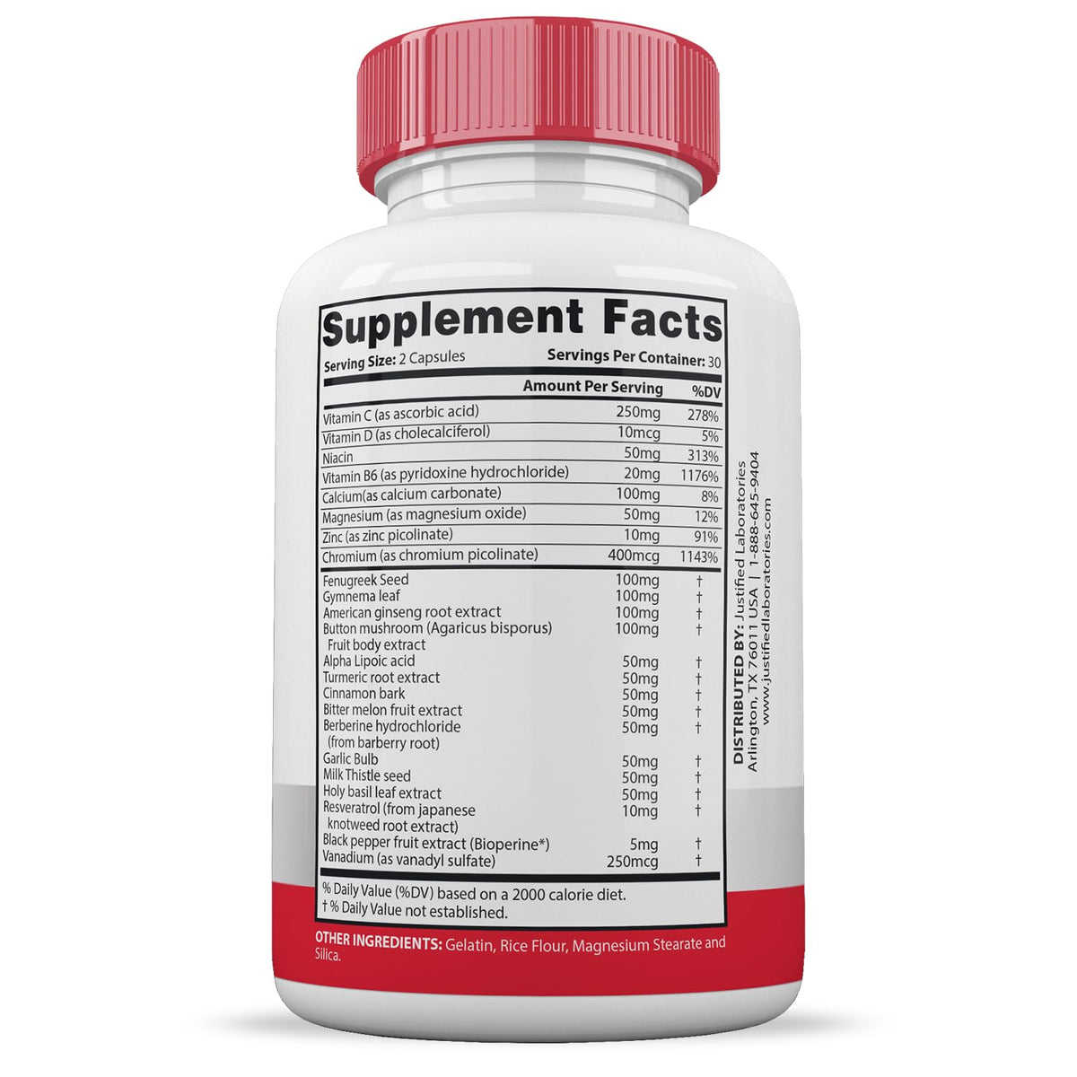 180 Capsules Turmeric Berberine Resveratrol Garlic Bitter Melon Milk Thistle J50451