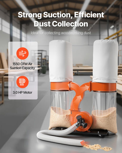 1550 CFM 2.5 Micron Dust Collector Z146