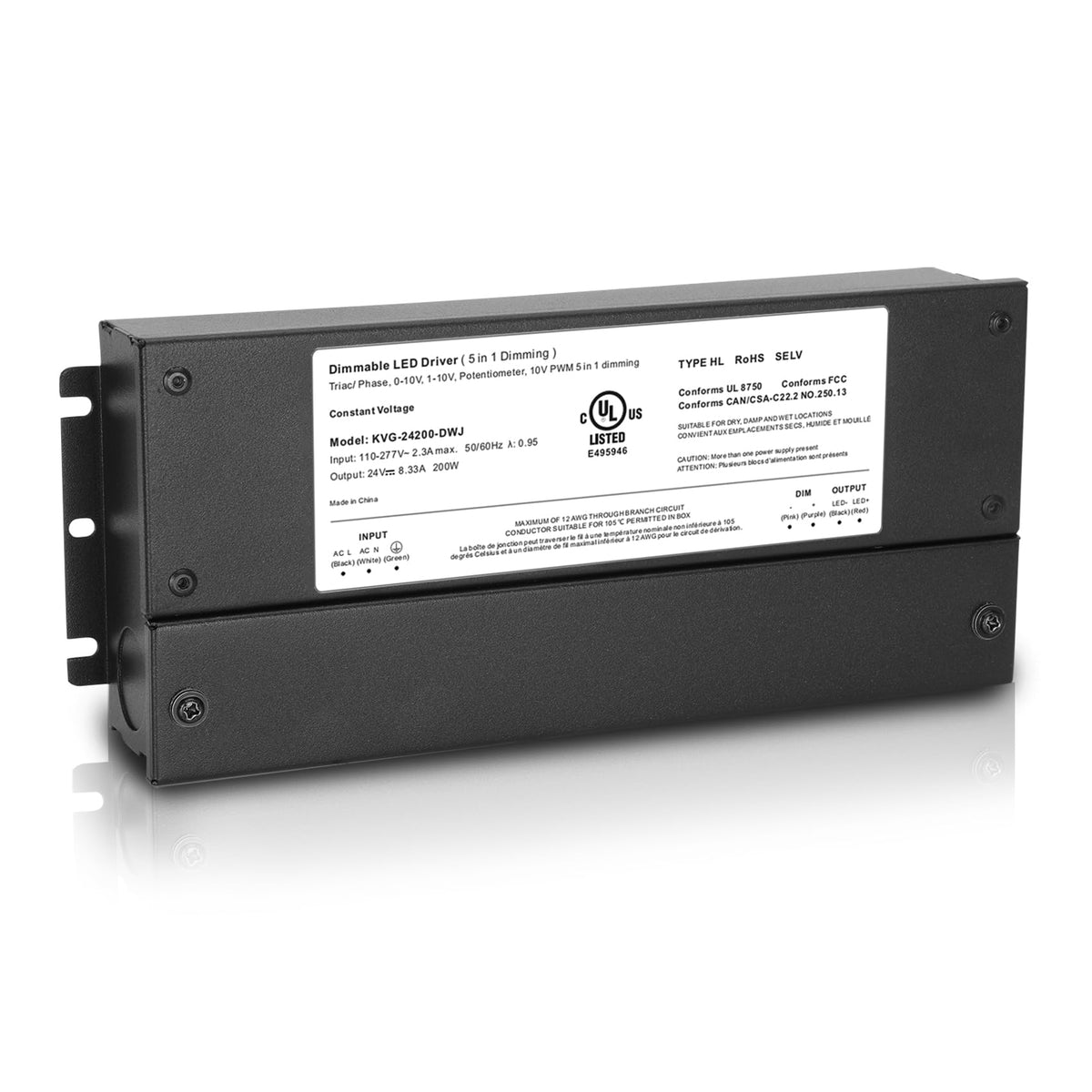 200W Dimmable LED Driver 24V Power Supply A823