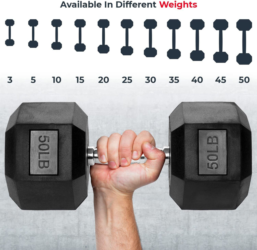 PVC Coated Hex Dumbbells Z386845