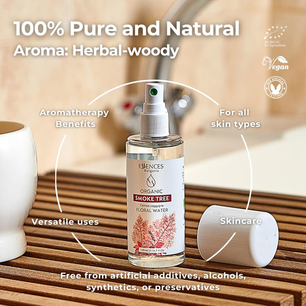 Organic Smoke Tree Floral Water 8.5 Fl Oz S149