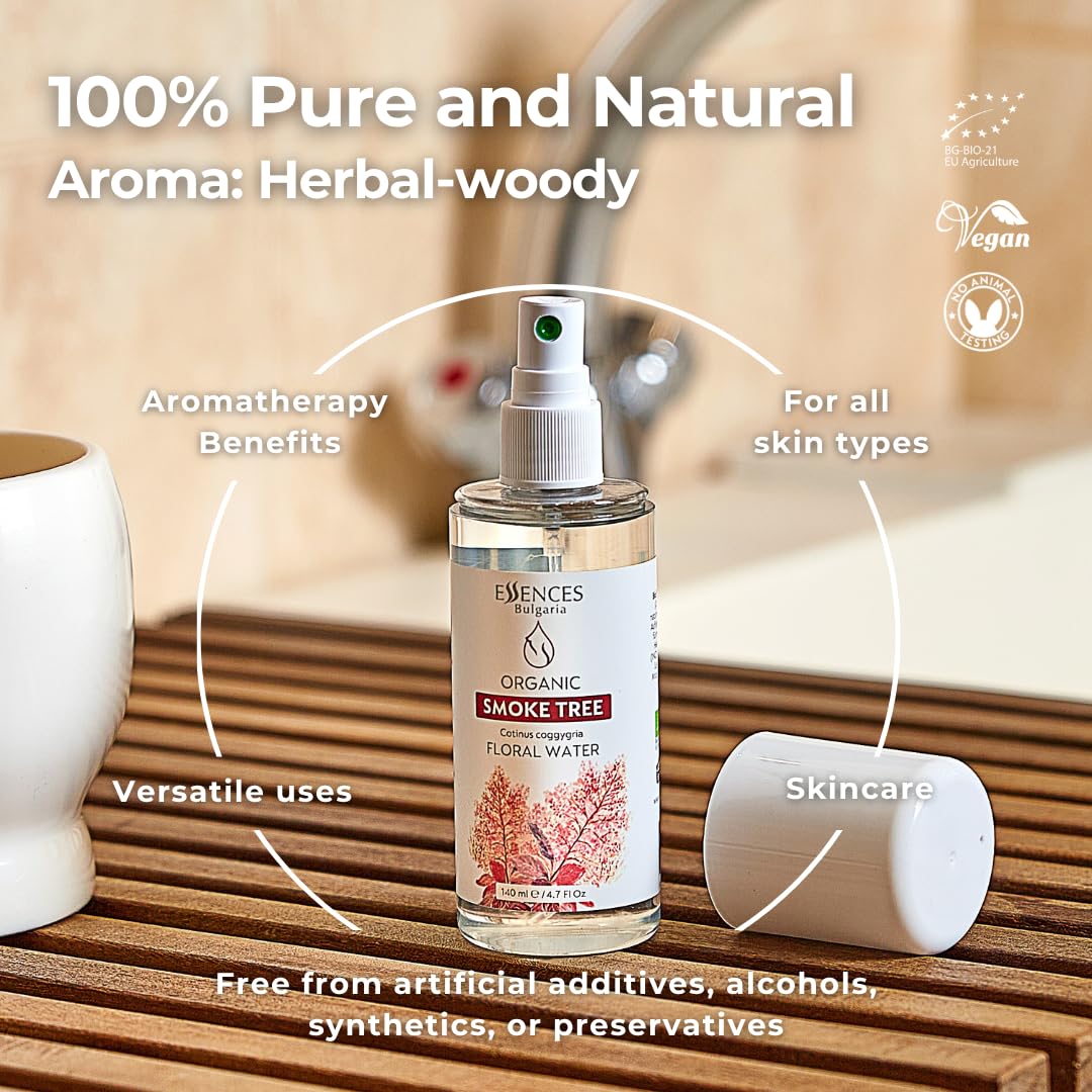Organic Smoke Tree Floral Water 8.5 Fl Oz S149