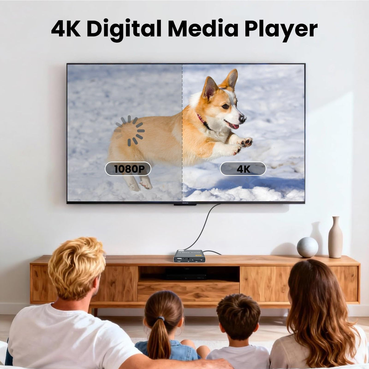 4K Full-HD Media Player with USB/SD Card Slot I905