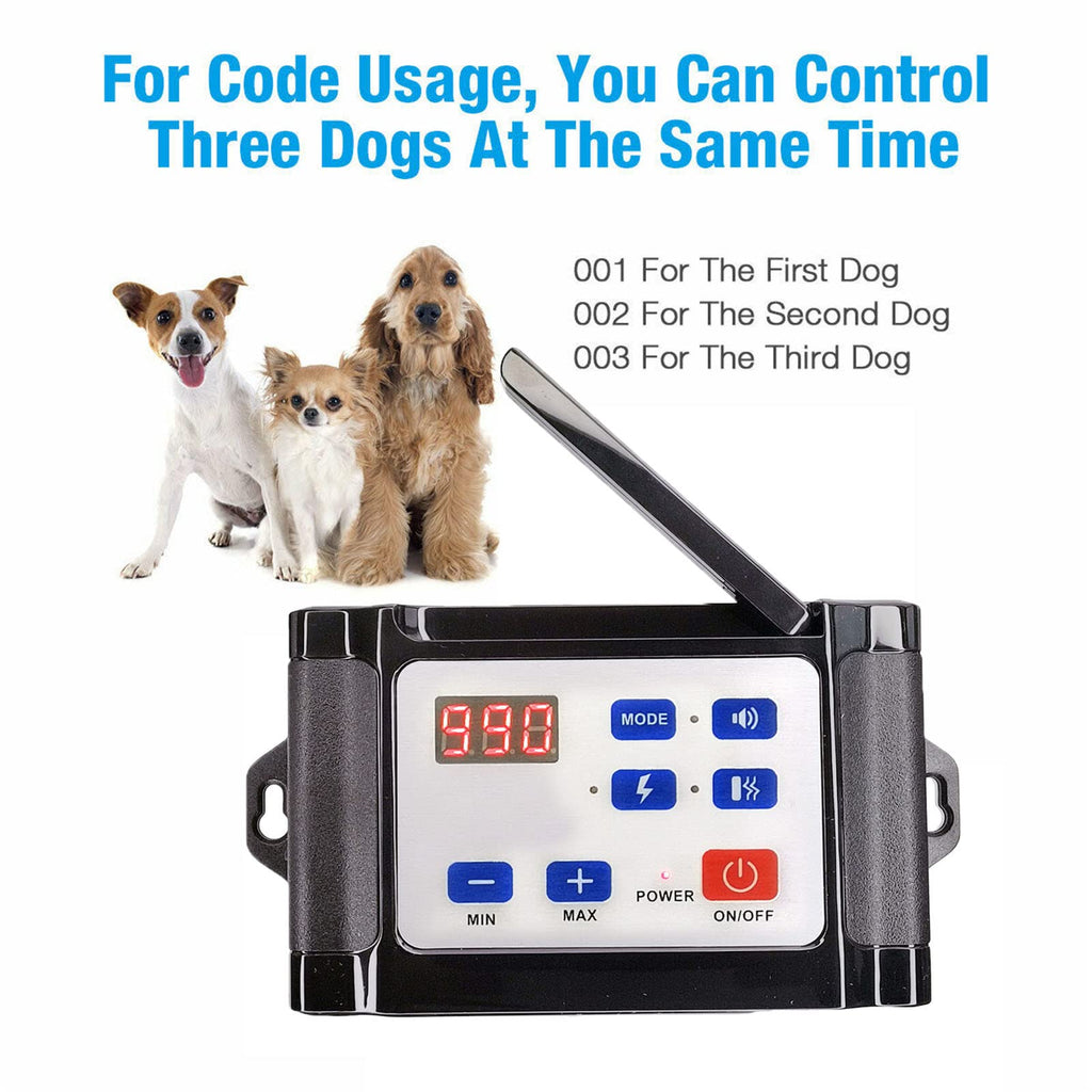 Wireless Dog Fence Training Collar with Remote, Waterproof, 2 Dogs B7970