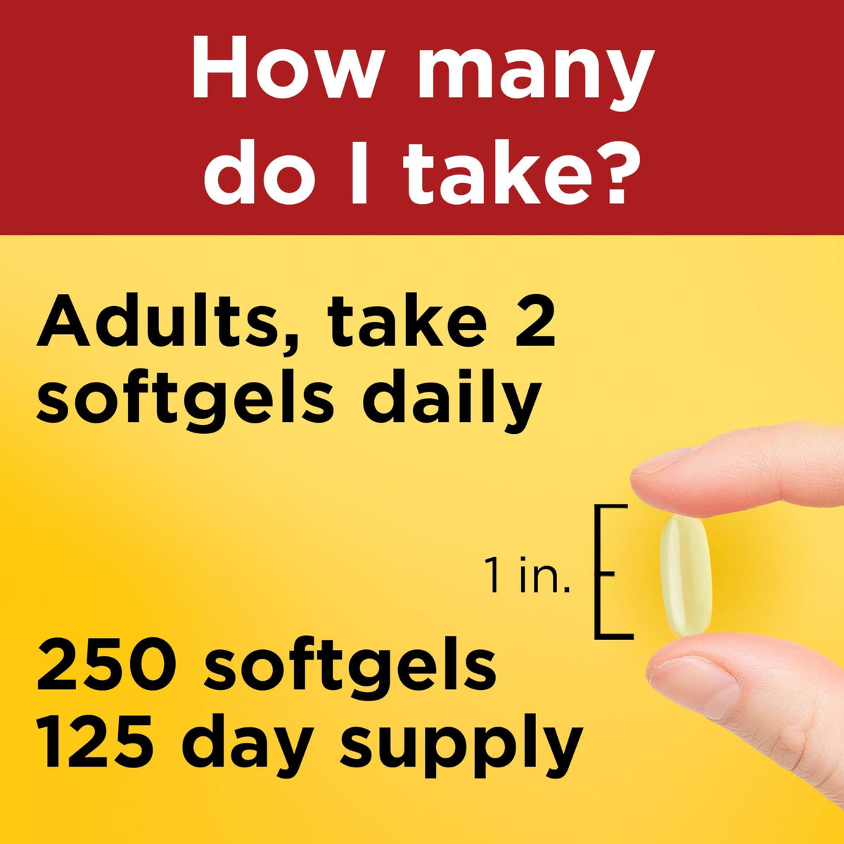Fish Oil Omega 3 Supplements 2000mg 250 Softgels V4974
