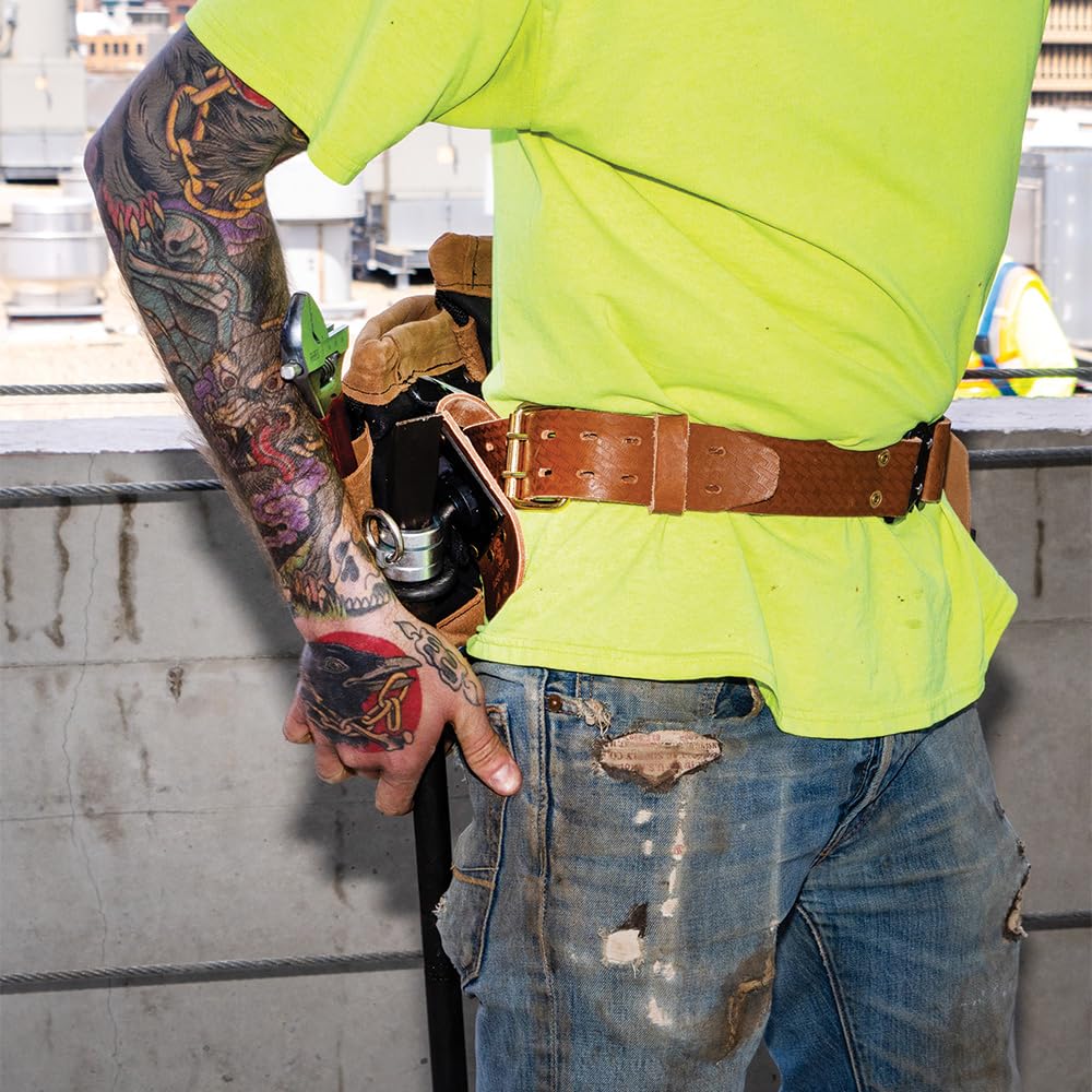 Leather Tool Belt with Quick-Release Buckle Q8827