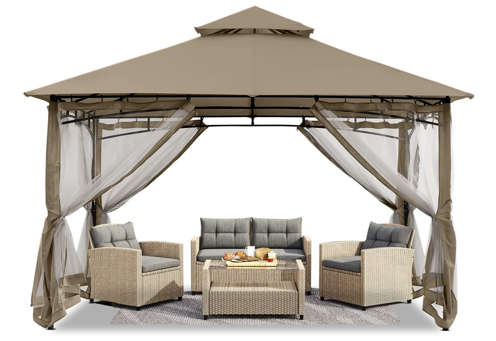 8x8 Gazebo with Mosquito Netting C556240