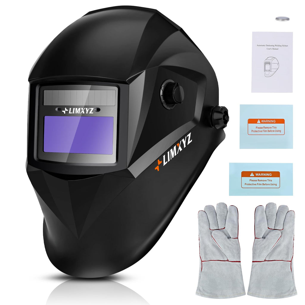 Auto Darkening Welding Helmet Solar Powered W113966