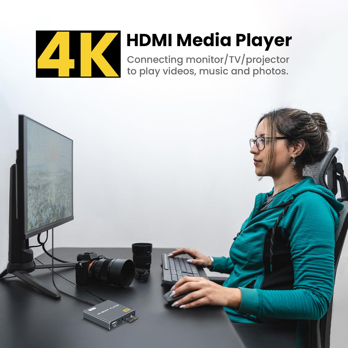 4K Full-HD Media Player with USB/SD Card Slot I905