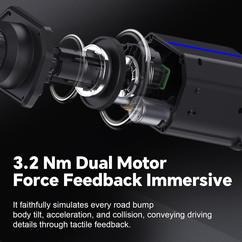 Force Feedback Racing Wheel with Pedals and Shifter I994079