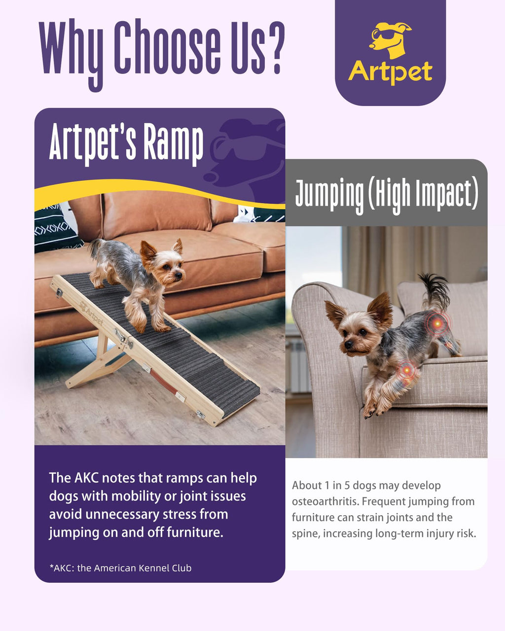Adjustable Wooden Dog Ramp O673