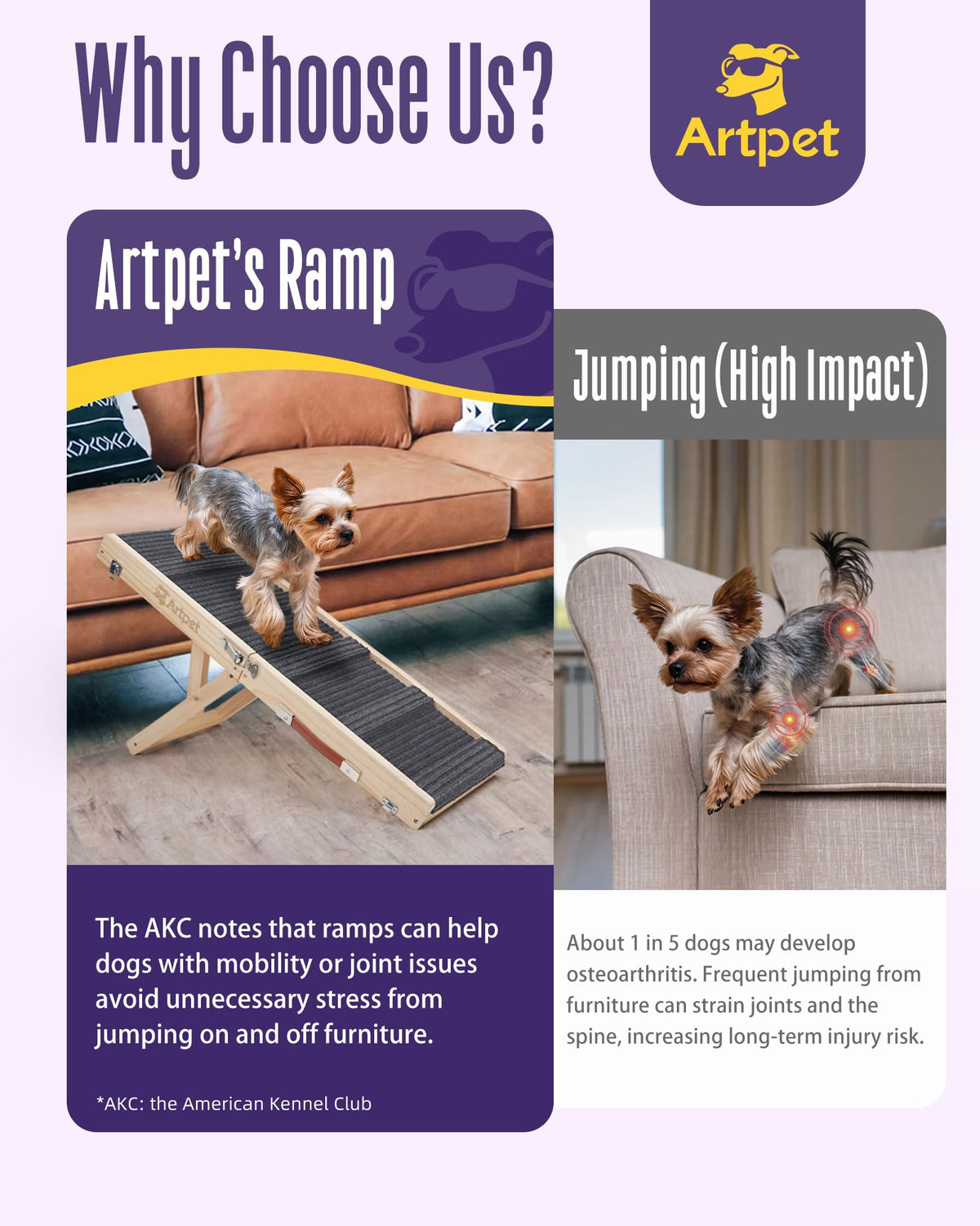 Adjustable Wooden Dog Ramp O673