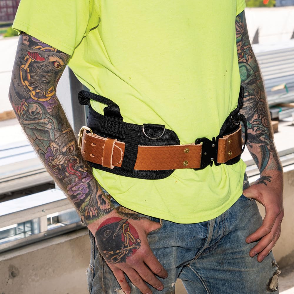Leather Tool Belt with Quick-Release Buckle Q8827