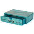 Turquoise Single Drawer Wooden Organizer S11752