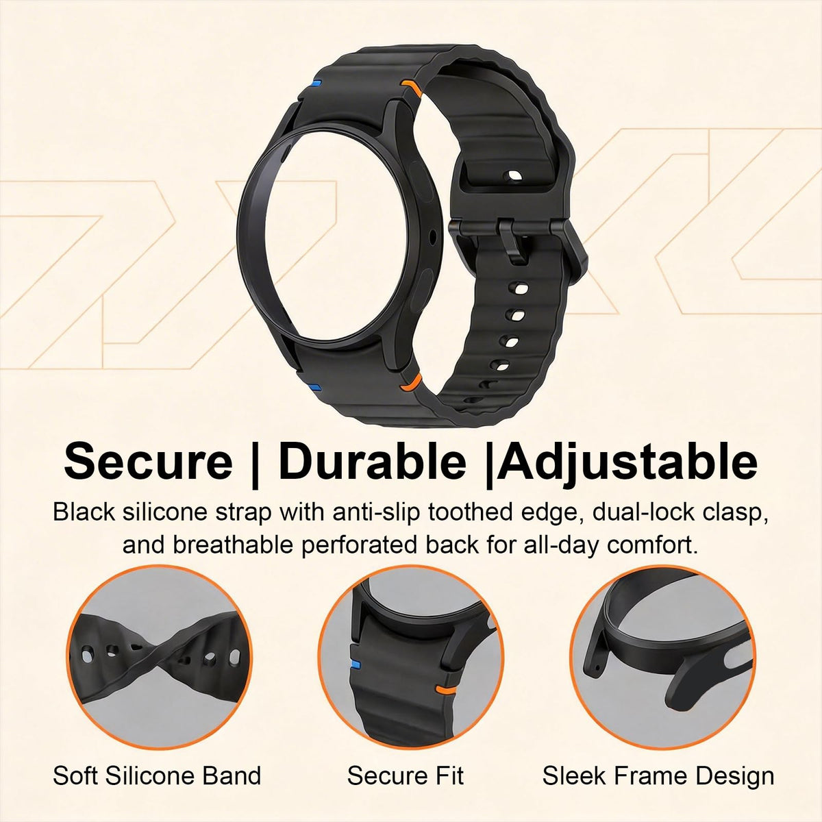 2 Pack Watch Bands & Protector Case Y919569