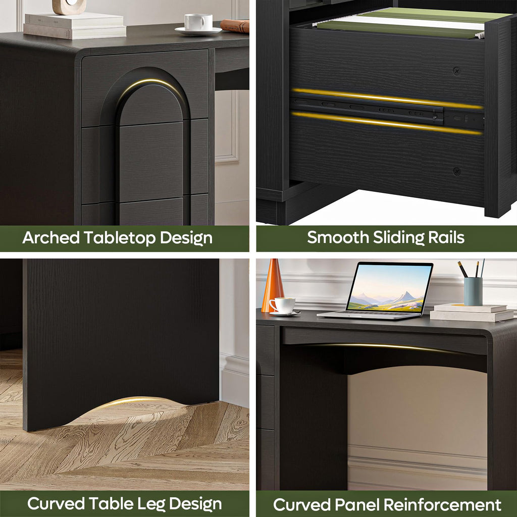 47" Computer Desk with 3 Drawers N59882