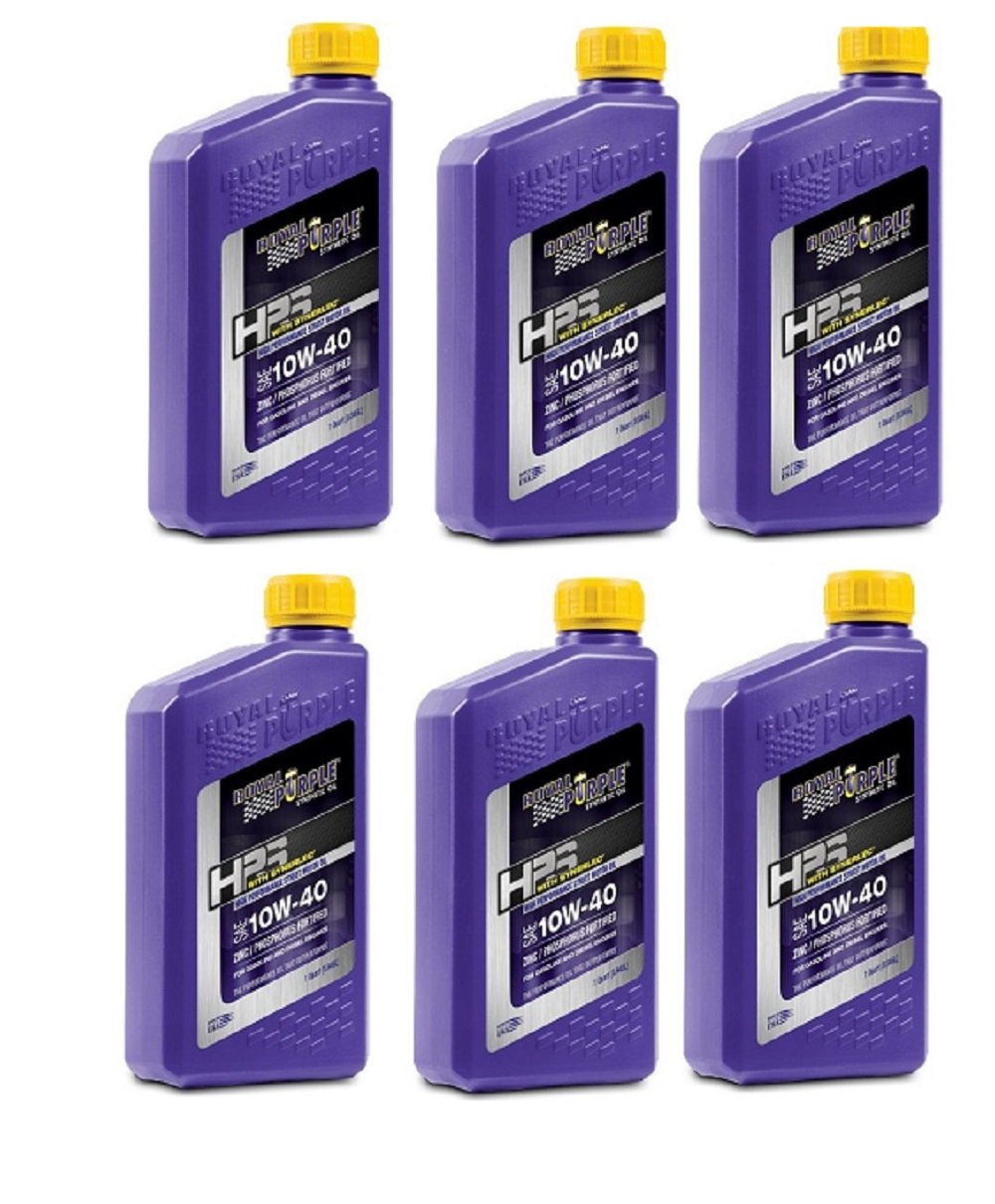 Purple Synthetic Motor Oil 10W-40 1qt Case of 6 F528