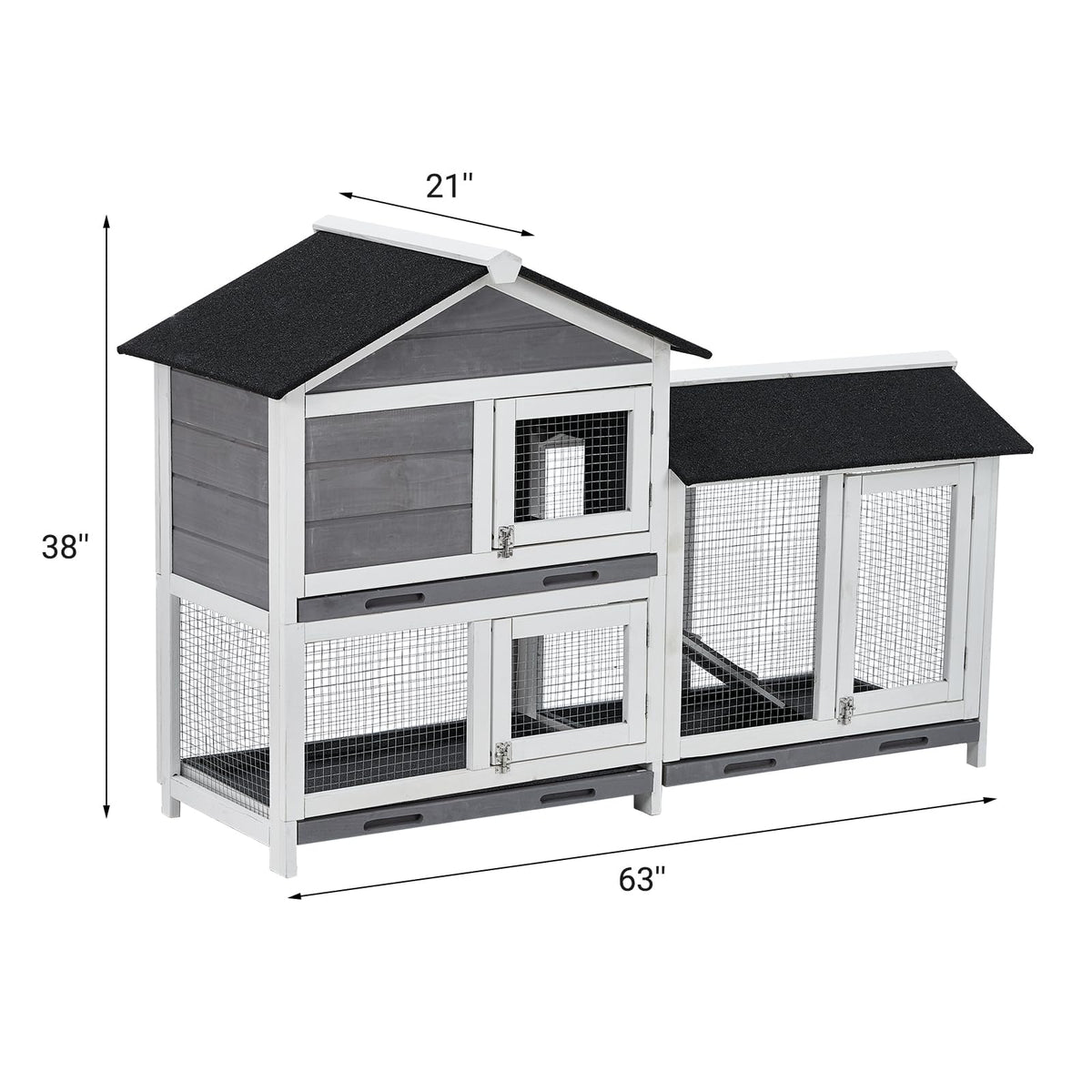 63'' 2-Tier Bunny Hutch J44482