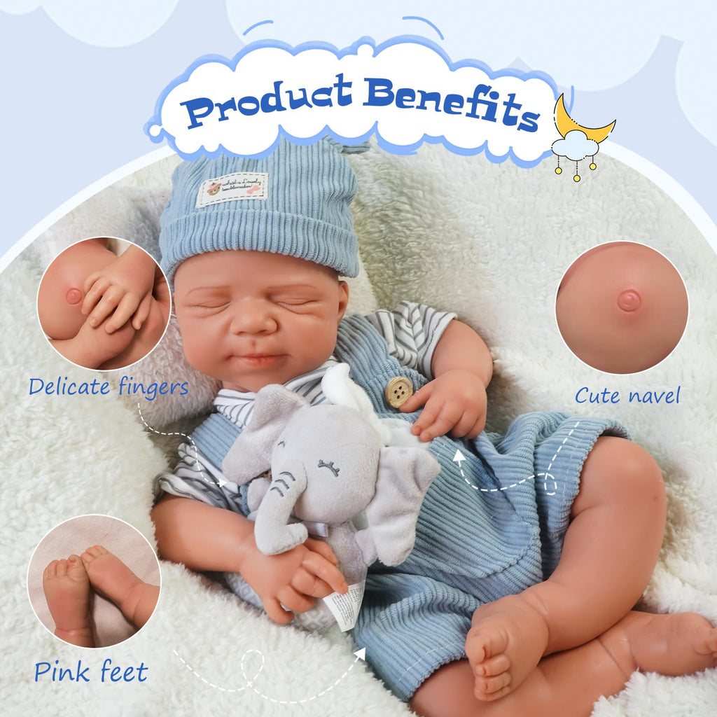 20 Inch Full Silicone Baby Doll C857