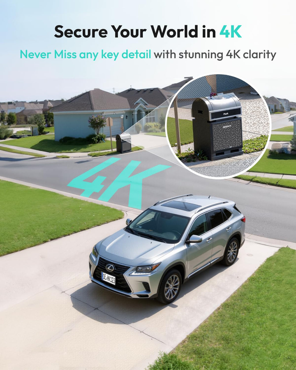 4K Wireless Outdoor Security Camera 2 Cam-Kit B35015