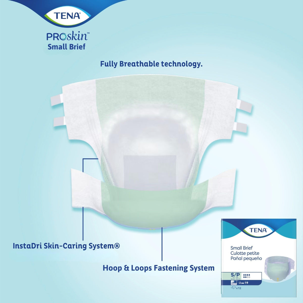 Small Heavy Absorbency Disposable Brief L2423