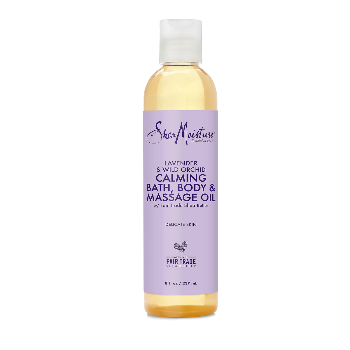 Lavender Wild Orchid Calming Bath Body Massage Oil 8 oz E168675