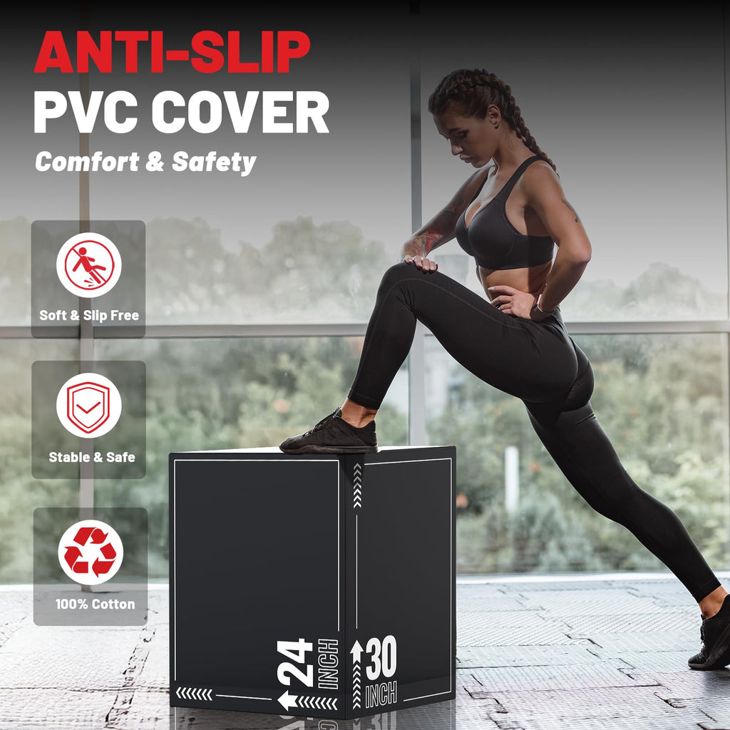 3-in-1 Plyometric Jump Box D677694