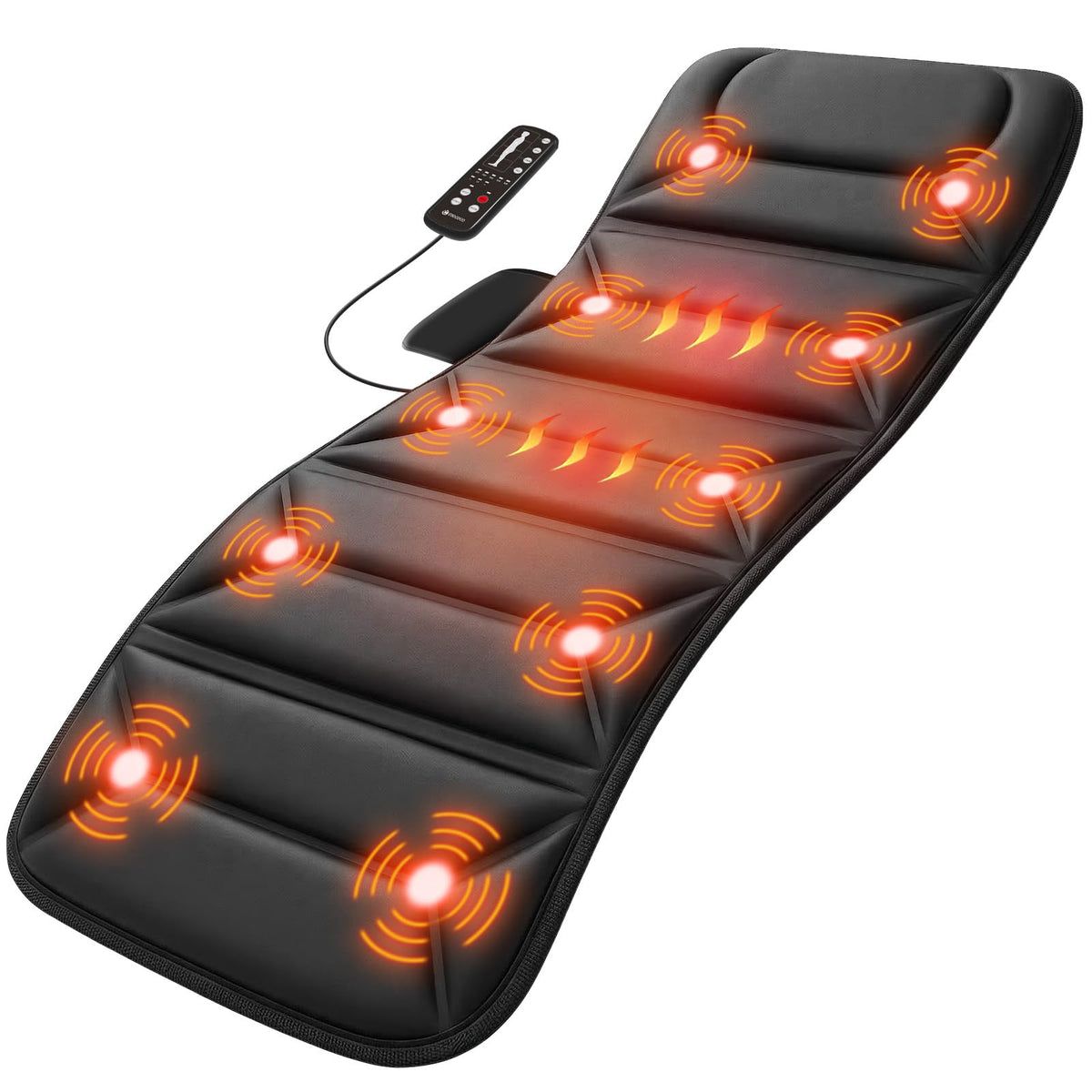 Heated Full Body Massage Pad with Vibration T27376