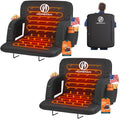 Black Heated Stadium Seats for Bleachers, 2 PCS P50348