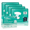 Adult Diapers Large 60 Count & Wet Wipes 200 Count Bundle M361379