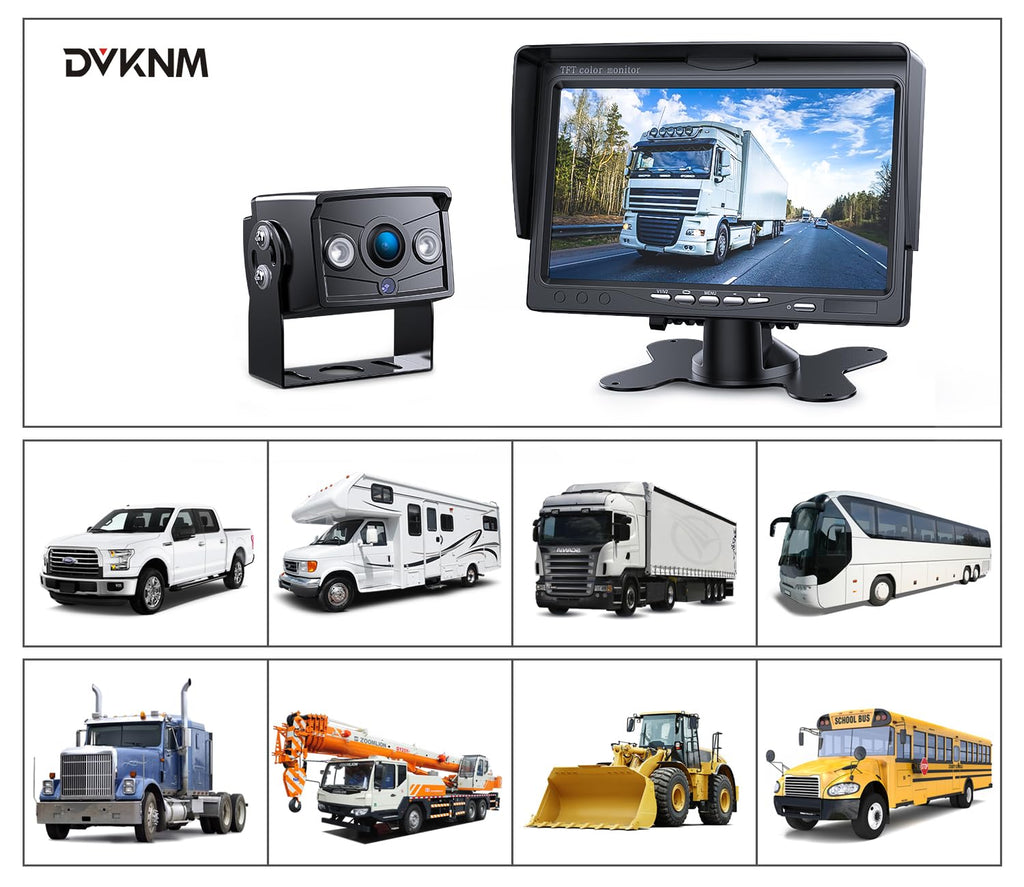 Wired RV Backup Camera with 7" 1080P IPS Monitor N801