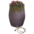 50-Gallon Whiskey Rain Barrel with Planter and Diverter Q460