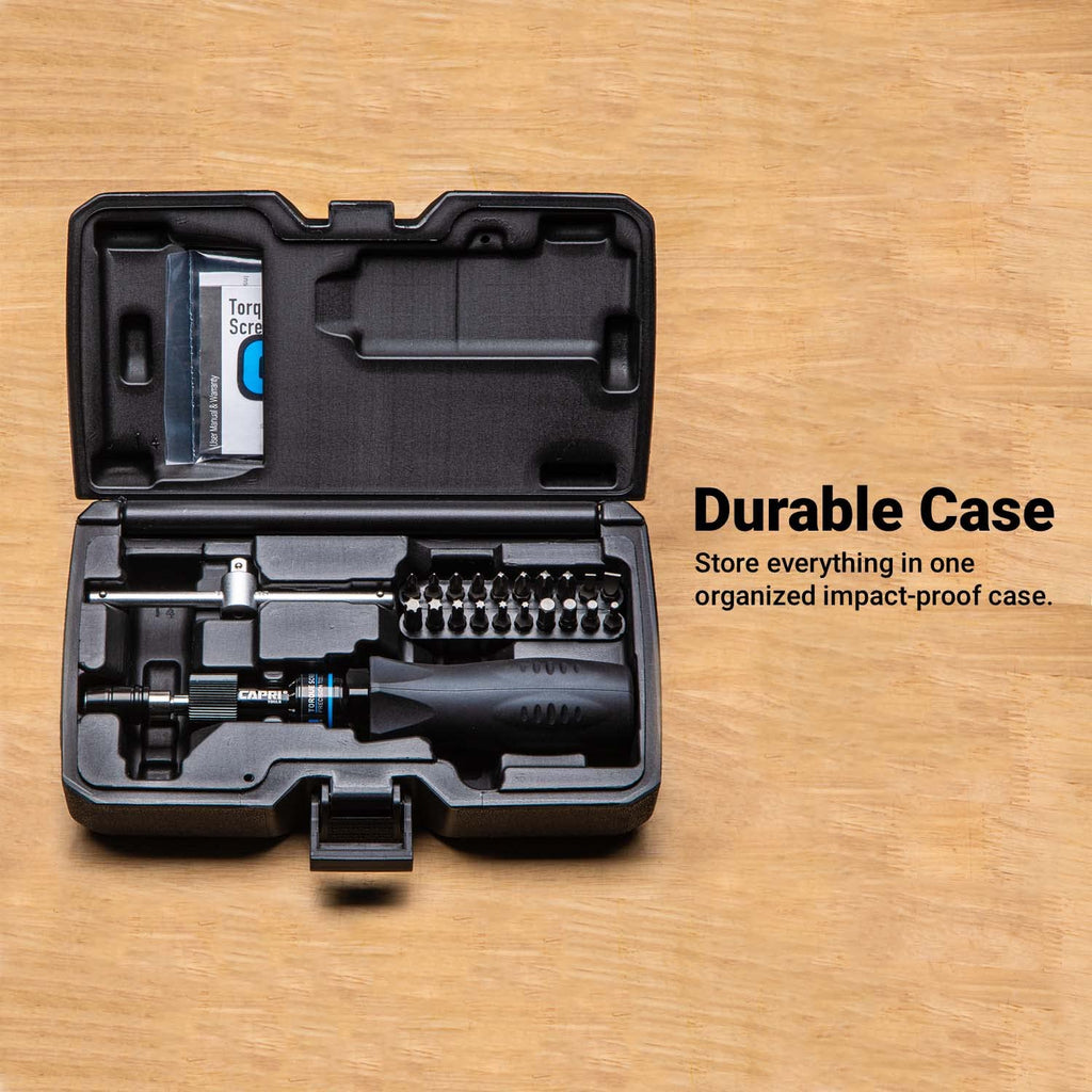 Black 10-50 in-lbs Torque Screwdriver Set P47747