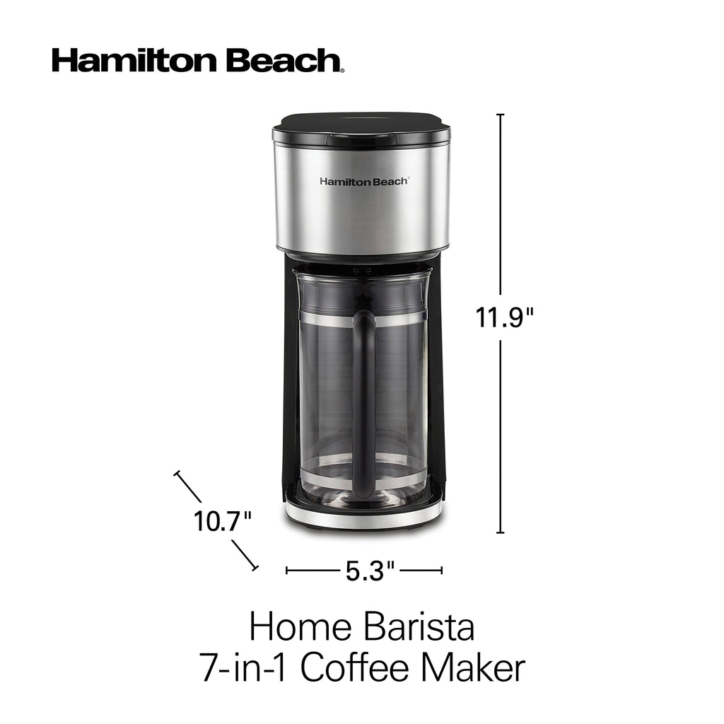 7-in-1 Coffee Maker with 6 Cup Carafe, Black Z147