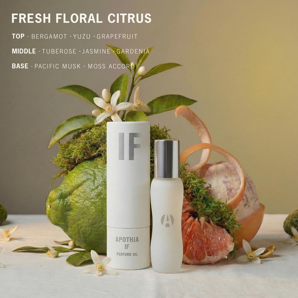 White Floral Perfume Oil Roll On 9ml C871