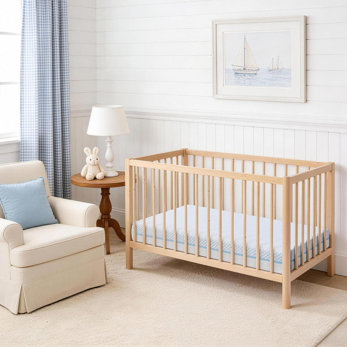 38x24x4 Cooling Gel Memory Foam Mini Crib Mattress J6858
