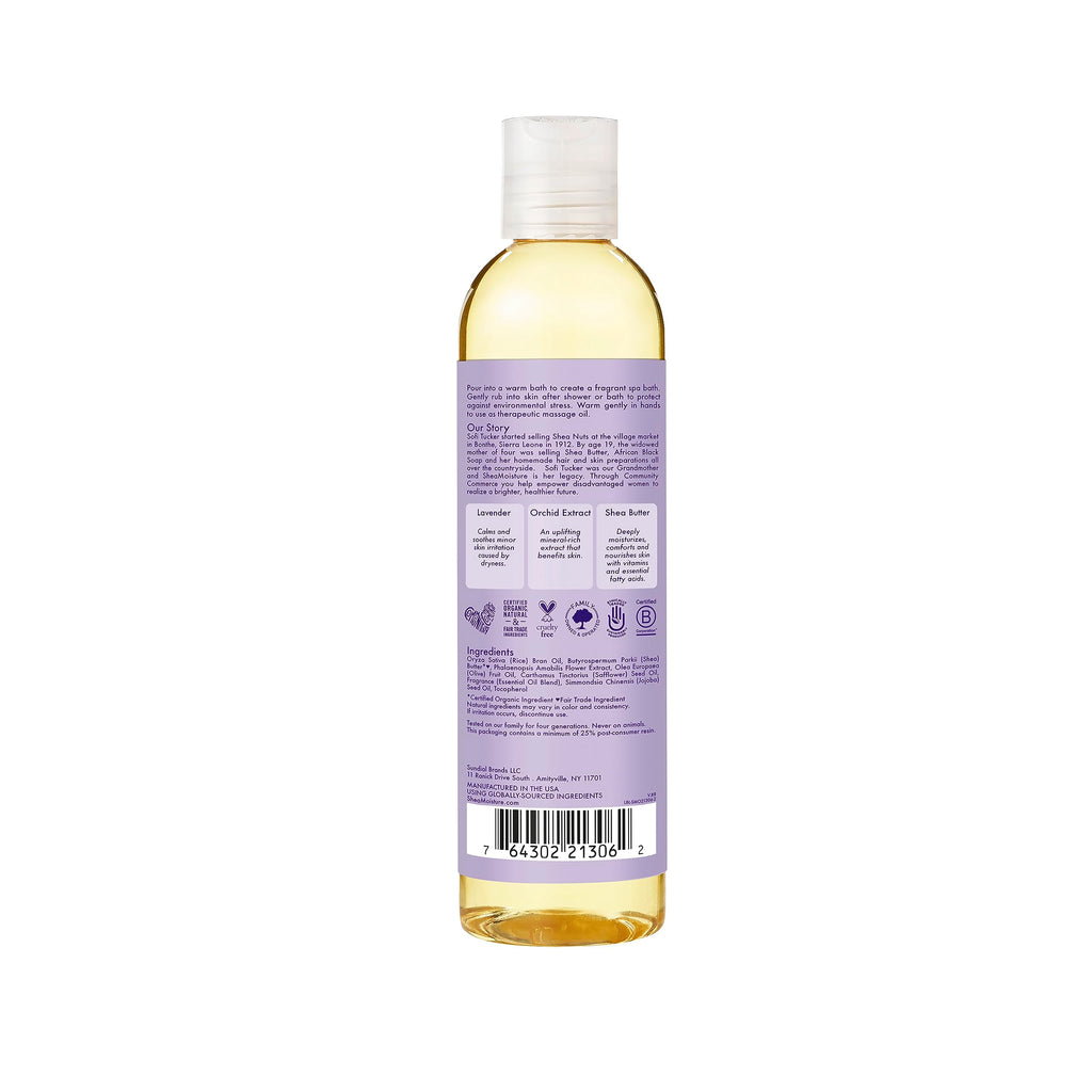Lavender Wild Orchid Calming Bath Body Massage Oil 8 oz E168675