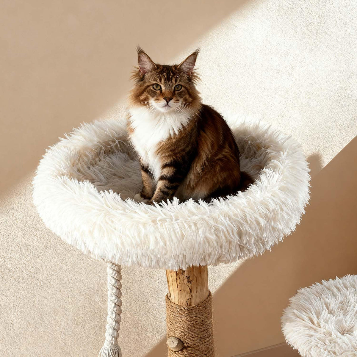 Modern Cat Tree Tower with Sisal Scratching Post W214