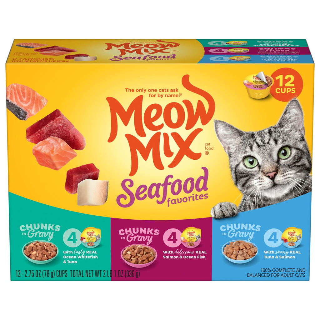 Dry Cat Food and Wet Cat Food Variety Pack T4196