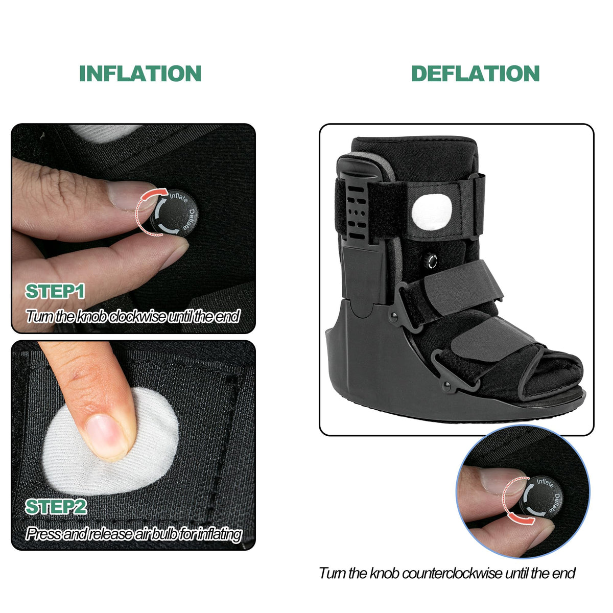Walking Boot for Broken & Injured Foot O912