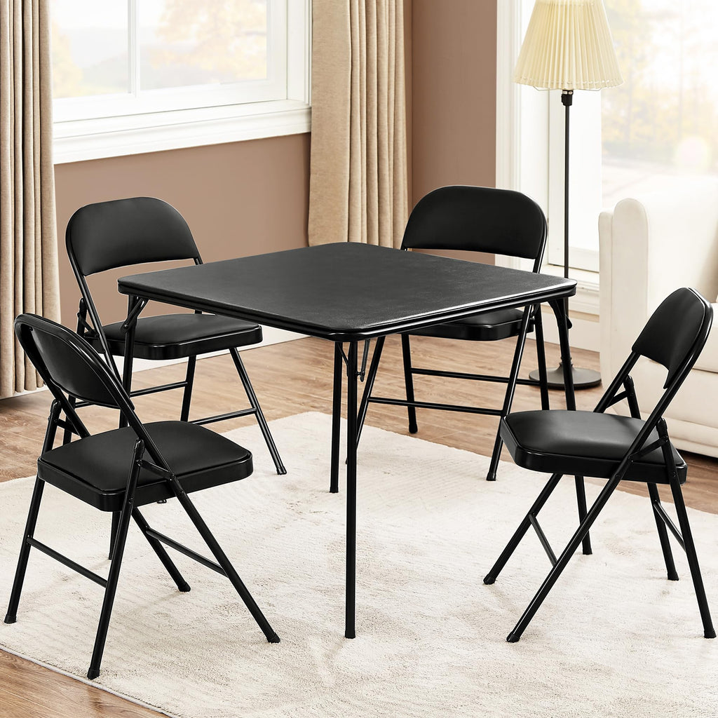34'' Black Folding Card Table O344